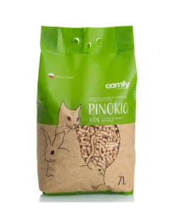 COMFY Pinokio Lettiera in pellet di legno non agglomerante 7 L