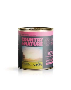 COUNTRY&NATURE Alimento umido senza cereali Maiale con spinaci 850 g
