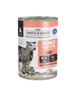 COUNTRY OF ANIMALS Puppies Monoprotein Lamb 400g agnello, cibo umido per cuccioli