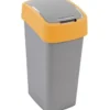 CURVER Cestino FLIP BIN 9L Argento/arancio