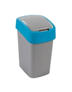 CURVER Cestino FLIP BIN 9L argento/blu