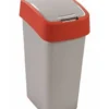 CURVER Cestino "FLIP BIN" 50 l argento/rosso