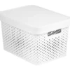 CURVER INFINITY Contenitore traforato da 17 l con coperchio bianco