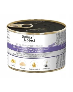 DOLINA NOTECI Premium Junior per razze piccole con fegato di coniglio e lingua di cervo 185g