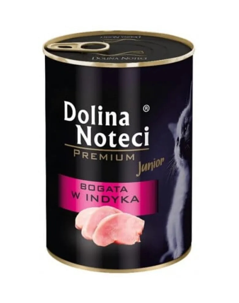 DOLINA NOTECI Premium Junior ricco di tacchino per gattini 24 x 400g