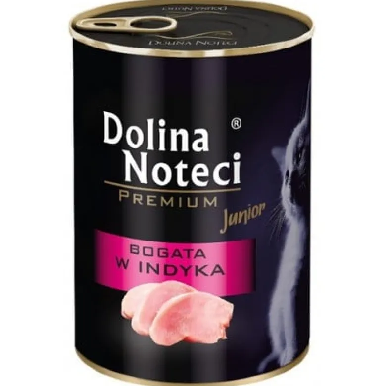 DOLINA NOTECI Premium Junior ricco di tacchino per gattini 24 x 400g