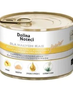 DOLINA NOTECI Premium Junior stomaci di pollo per razze piccole con fegato di vitello 10 x 185g