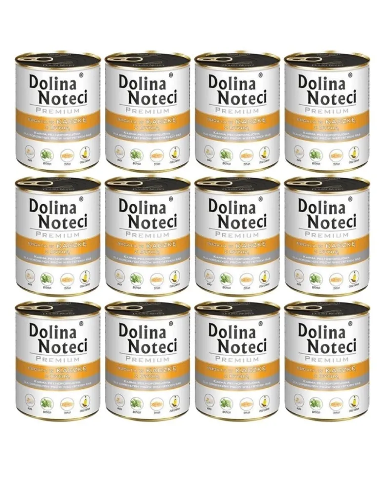 DOLINA NOTECI Premium Ricco di Anatra con Zucca 12 x 800g