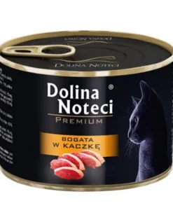 DOLINA NOTECI Premium ricco di anatra per gatti adulti 12 x 185g