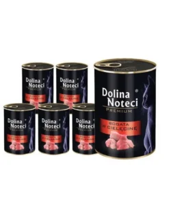 DOLINA NOTECI Premium Ricco di carne di vitello per gatti adulti 12 x 400g