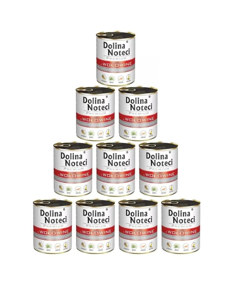 DOLINA NOTECI Premium Ricco di Manzo 10 x 800g