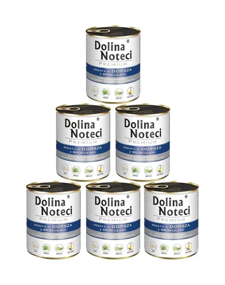 DOLINA NOTECI Premium Ricco di merluzzo con broccoli 6 x 800g