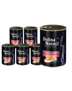 DOLINA NOTECI Premium Ricco di salmone per gatti adulti 12 x 400g