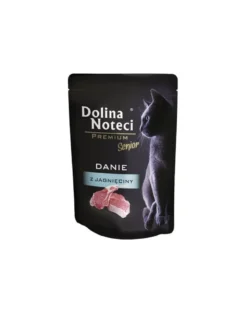 DOLINA NOTECI Premium Senior piatto di agnello 85 g cibo umido per gatti anziani