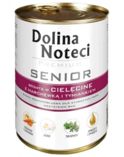 DOLINA NOTECI Premium Senior Ricco di carne di vitello, carote e timo 400g