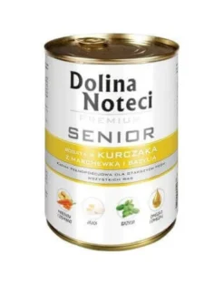 DOLINA NOTECI Premium Senior Ricco di pollo, carote e basilico 400g