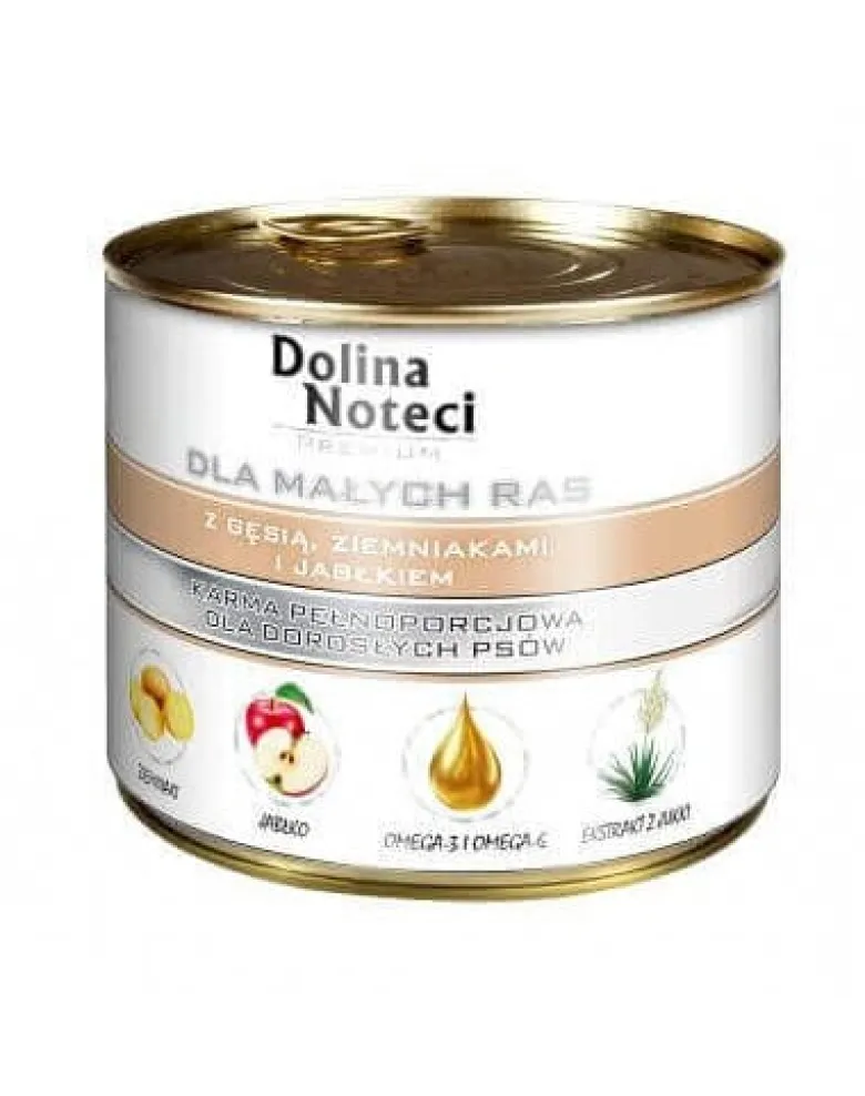 DOLINA NOTECI Premium SET per razze piccole con oca e coniglio 20 x 185g