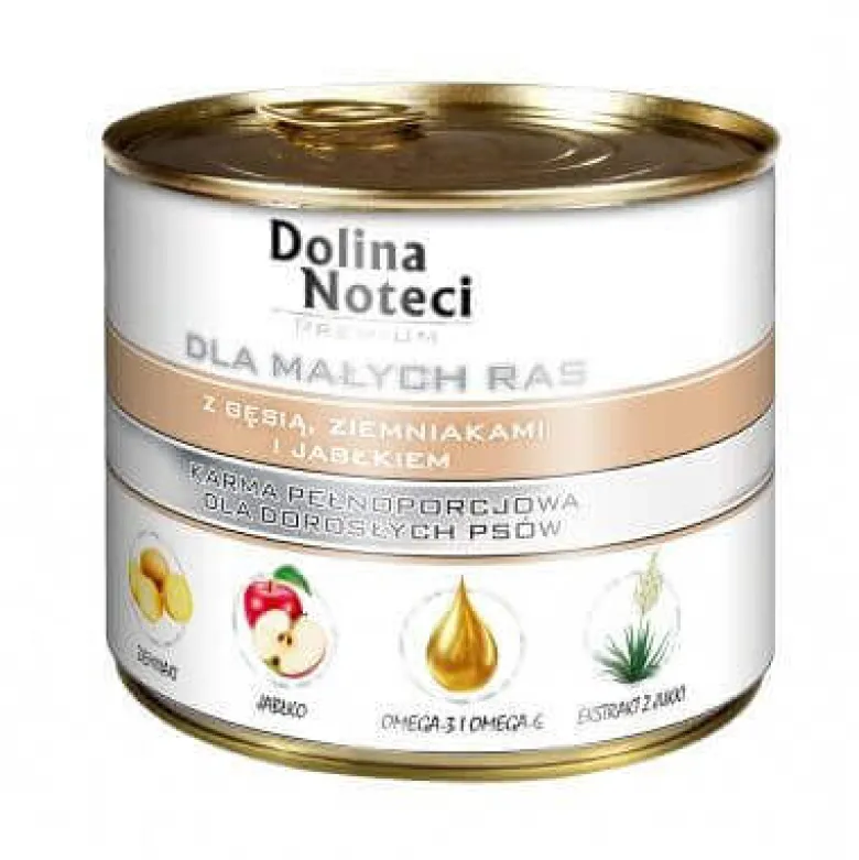 DOLINA NOTECI Premium SET per razze piccole con oca e coniglio 20 x 185g