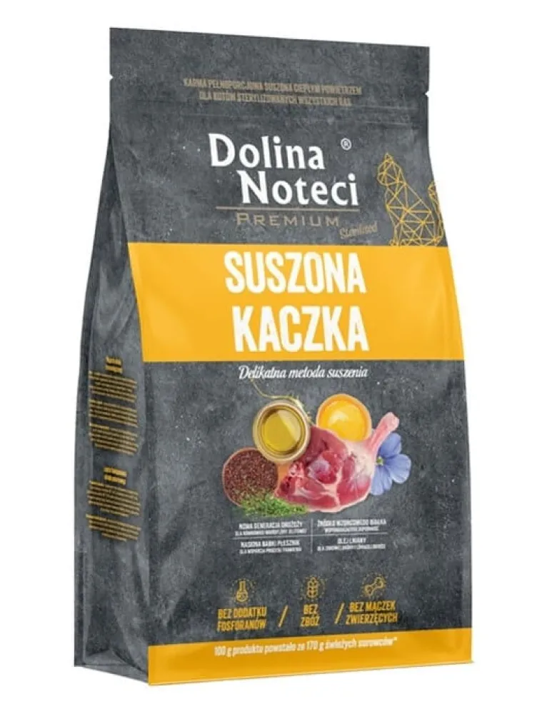 DOLINA NOTECI Premium Sterilised Anatra alimento secco per gatti sterilizzati 2 kg