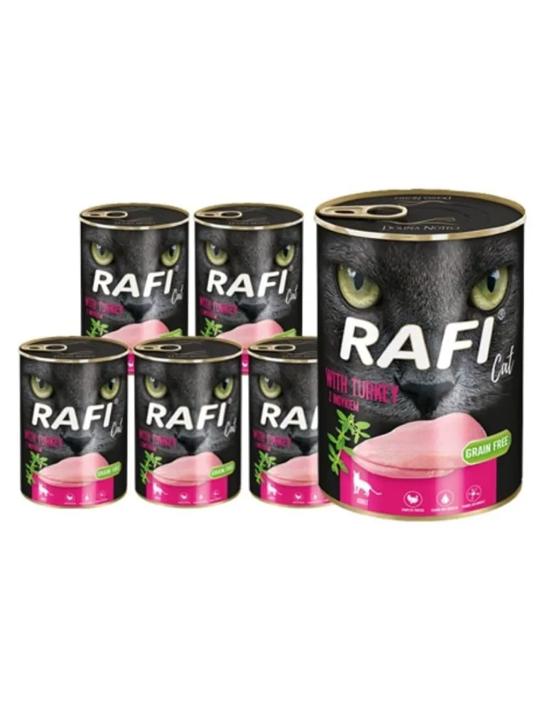 DOLINA NOTECI RAFI Cat adult con tacchino 12 x 400g