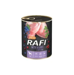 DOLINA NOTECI RAFI Karma con coniglio, mirtillo e mirtillo rosso 24 x 400g