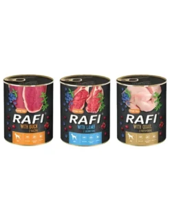DOLINA NOTECI RAFI mix gusti anatra, quaglia, agnello 36 x 400g