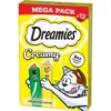 DREAMIES Creamy MEGA PACK cibo complementare con formaggio e catnip 12x10 g
