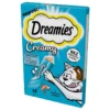 DREAMIES Creamy Snack con salmone per gatti 4x10g