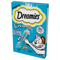 DREAMIES Creamy Snack con salmone per gatti 44x10g