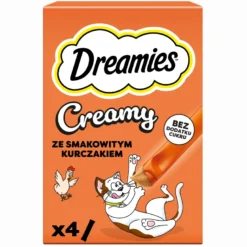 DREAMIES Delizioso bocconcino con pollo per gatti 44x10g