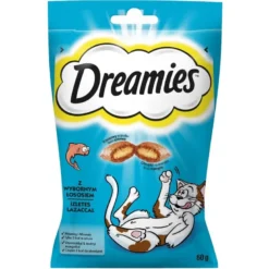 DREAMIES Dreamies Snack con salmone per gatti 6x60g