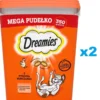 DREAMIES Mega in scatola 2x350g Leccornia per gatti con delizioso pollo