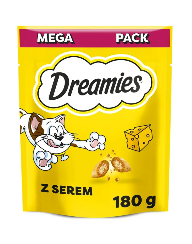 DREAMIES Mega Pack 180g Snack al formaggio per gatti