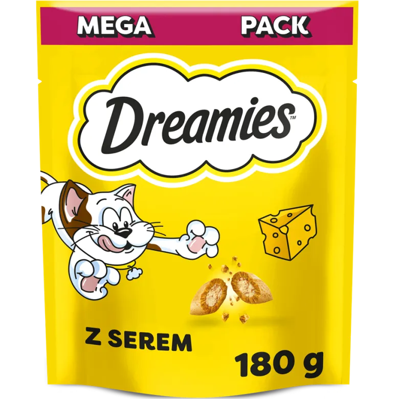 DREAMIES Mega Pack 4x180g Snack al formaggio per gatti