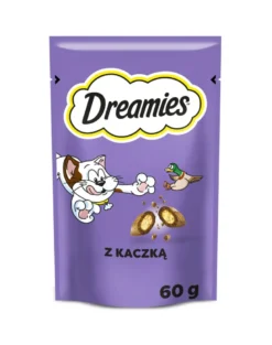 DREAMIES 6x60g Bocconcini per gatti con deliziosa anatra