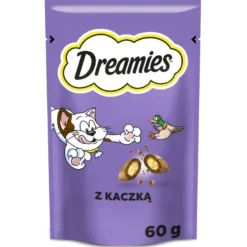 DREAMIES 6x60g Bocconcini per gatti con deliziosa anatra