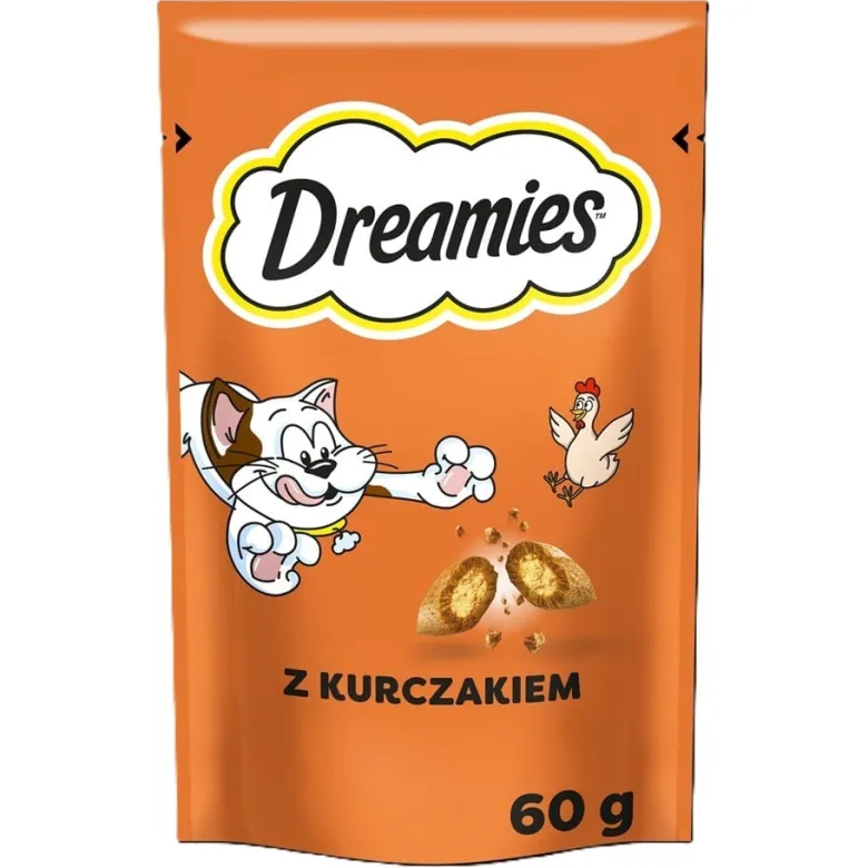 DREAMIES 6x60g Snack con pollo per gatti