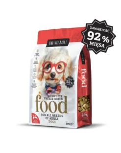 DR MALOU Cibo liofilizzato Anatra con coniglio 2x500g cibo secco per cani