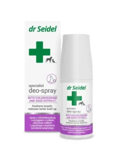 DR SEIDEL Deo-spray denti puliti alito fresco per cani e gatti 50ml