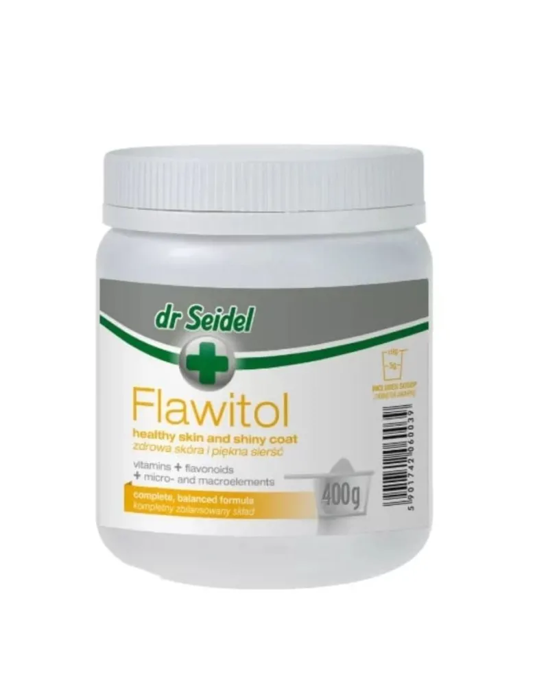 DR SEIDEL Flawitol pelle sana e pelo splendente per cani polvere 400g
