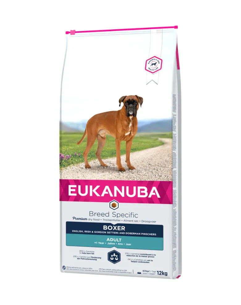EUKANUBA Adult Breeds Specific Boxer Chicken 12 kg