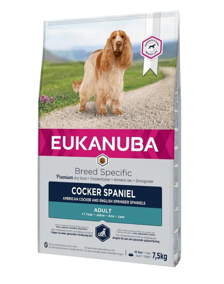 EUKANUBA Adult Breeds Specific Cocker Spaniel Chicken 7.5 kg