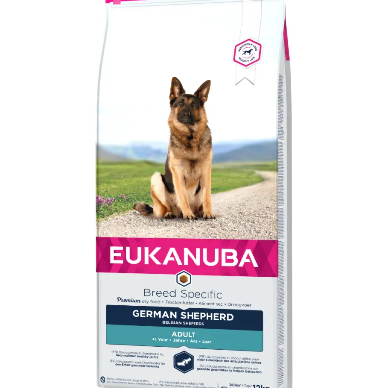 EUKANUBA Adult Breeds Specific German Shepherd Chicken 24 kg (2 x 12 kg)