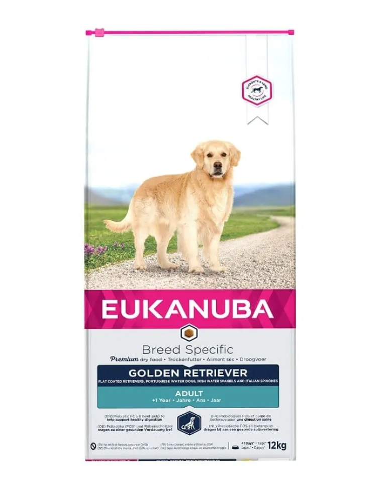 EUKANUBA Adult Breeds Specific Golden Retriever Chicken 12 kg