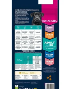 EUKANUBA Adult Large Breeds Chicken 15 kg crocchette per cani adulti di razze grandi ricche di pollo fresco