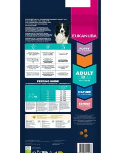 EUKANUBA Adult Medium Breeds Chicken 15 kg cibo secco per cani adulti di razze medie ricco di pollo fresco