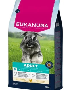 EUKANUBA Adult Small Breeds Chicken 15 kg cibo secco per cani di piccola taglia ricco di pollo fresco