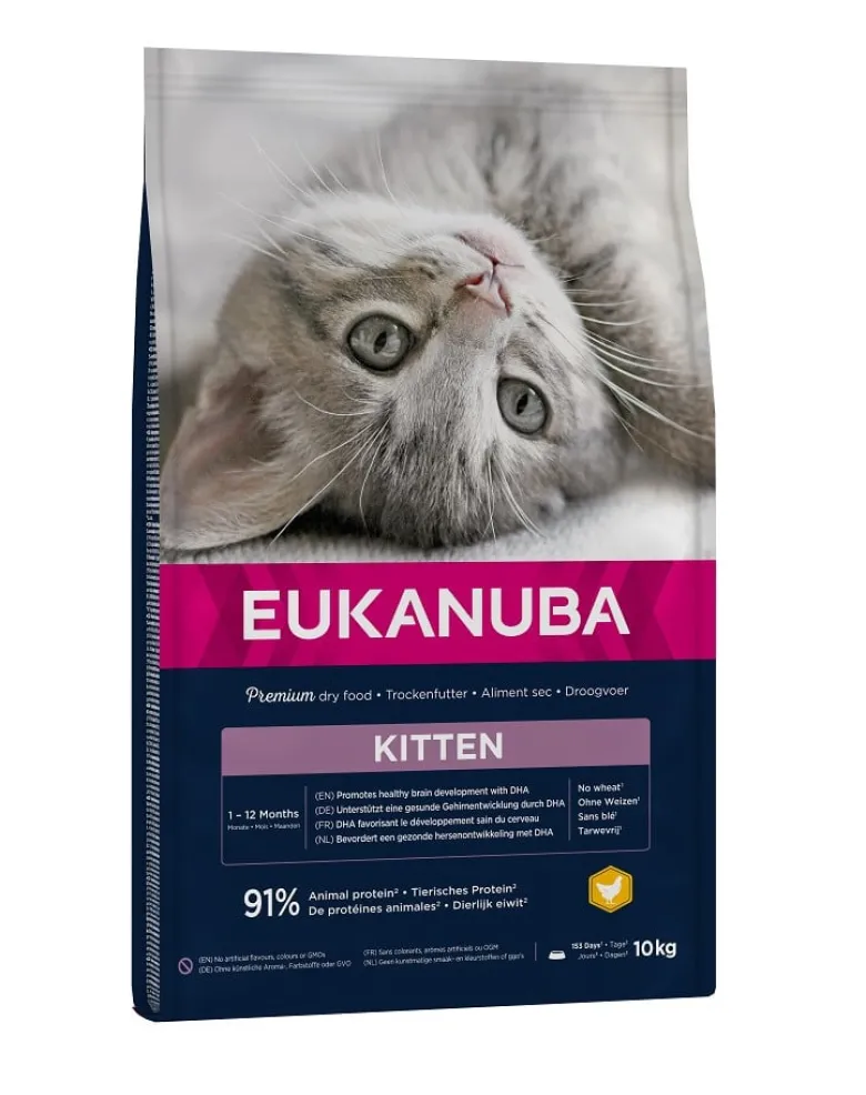 EUKANUBA Cat Kitten All Breeds Healthy Start Chicken 10 kg