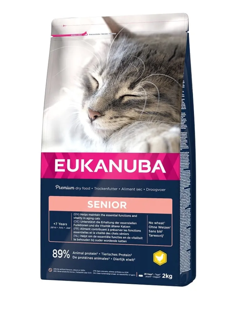EUKANUBA Cat Senior All Breeds Chicken 2 kg