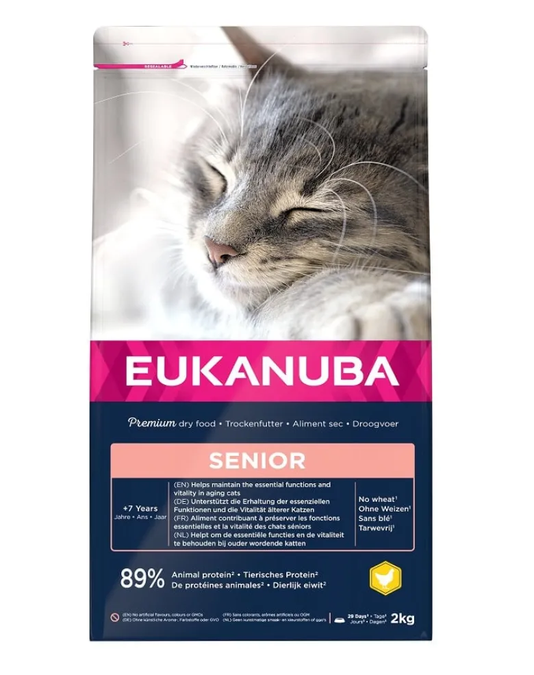EUKANUBA Cat Senior All Breeds Chicken 2 kg